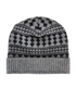 Saint Laurent Geometric Pattern Beanie, back view